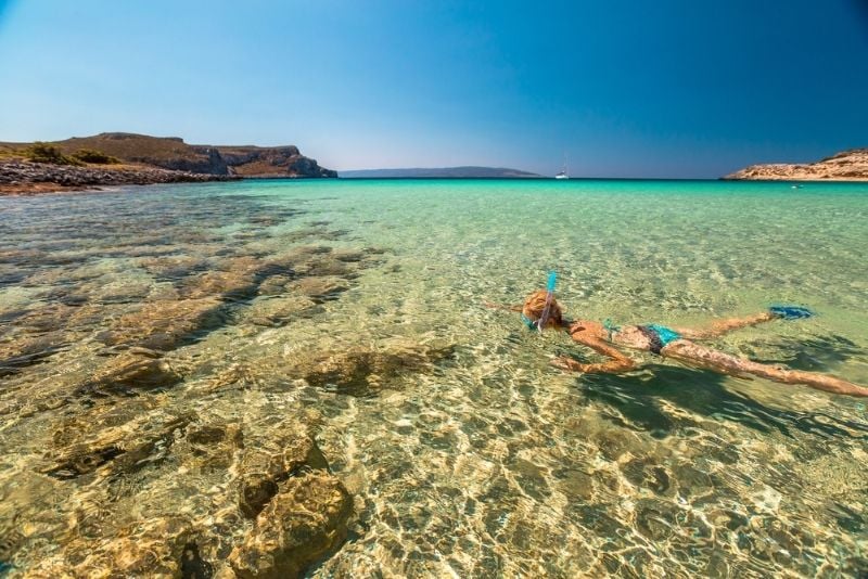 plongée en apnée Mykonos