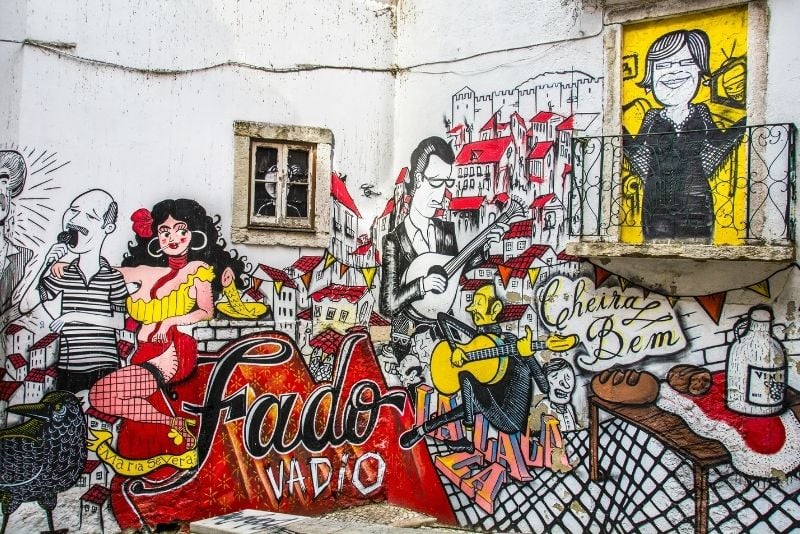 Straßenkunst in Lissabon