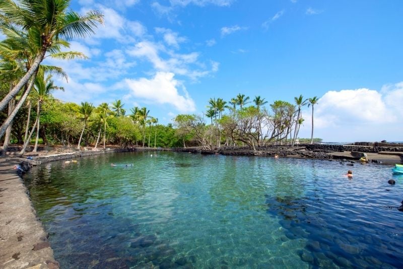 Ahalanui hot Ponds, Big Island, Hawaii