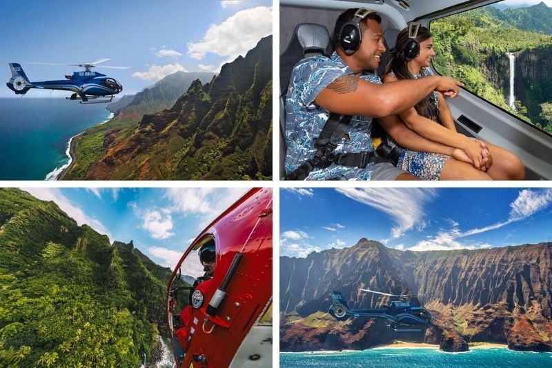 helicopter tours in Kauai