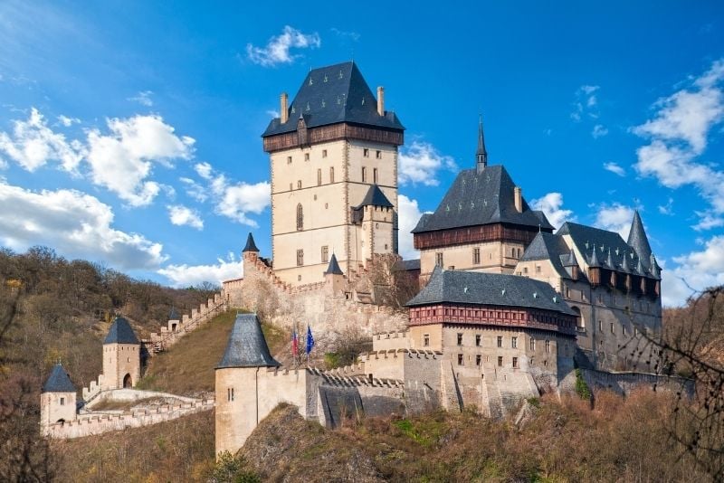 Tour del castello di Karlstejn da Praga