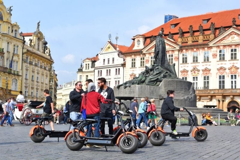 e-scooter tours in Prague