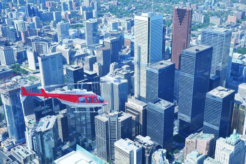 helicopter tour in Toronto