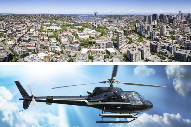 helicopter tours in Seattle