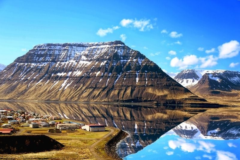 Isafjordur dans les Fjords de l'Ouest, Islande