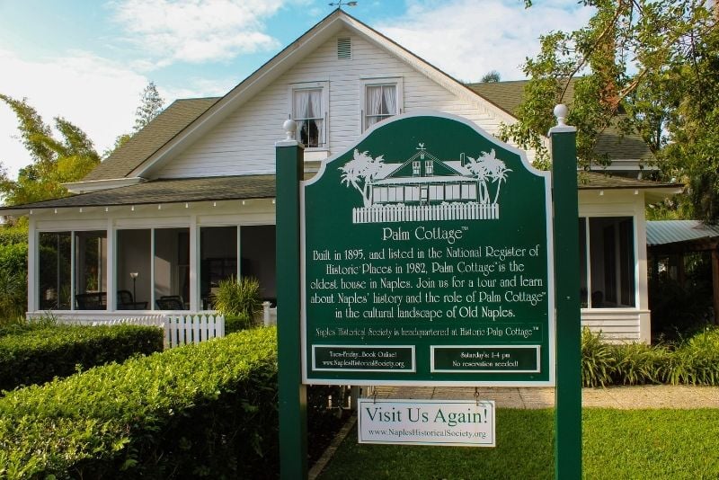 Naples Historical Society’s Historic Palm Cottage, Florida