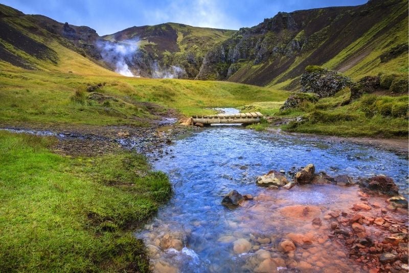 Circuits fluviaux de Reykjadalur, Islande