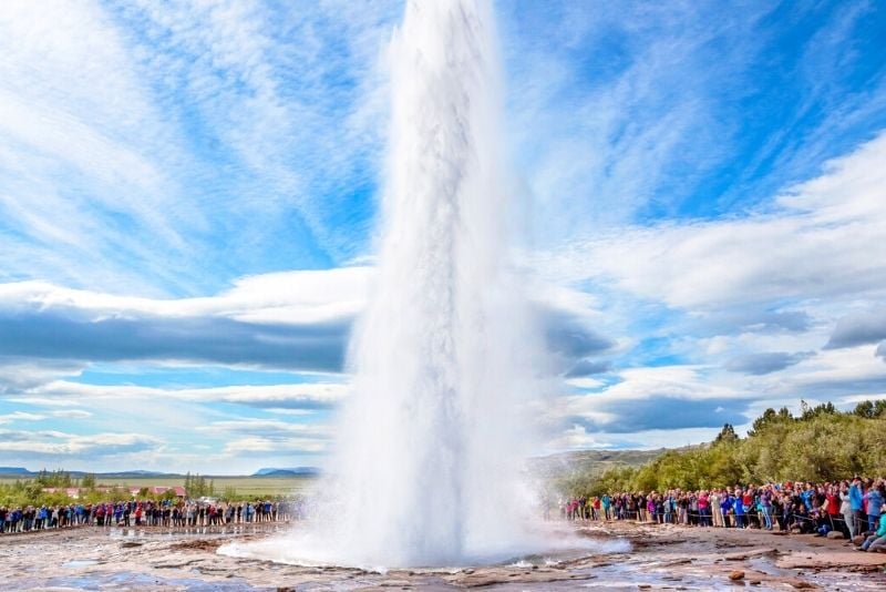 Strokkur geyser in Iceland