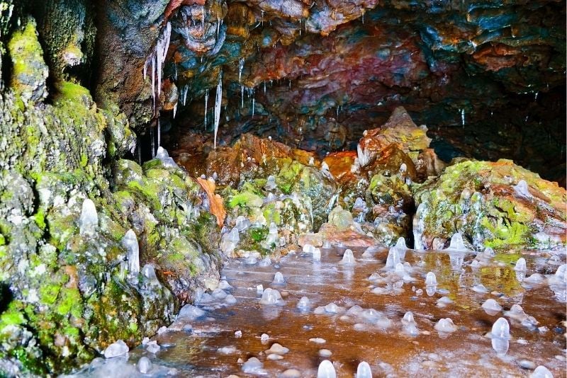 Grotte de Vatnshellir en Islande
