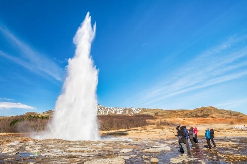 visites de geysers en Islande