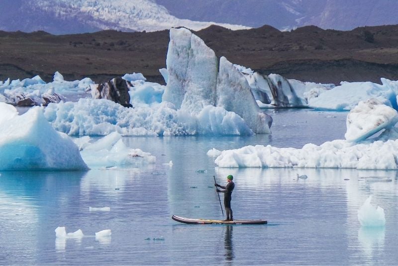 paddleboarding, Islandia