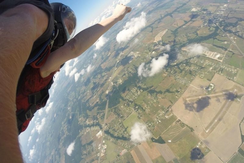 skydiving in Dallas