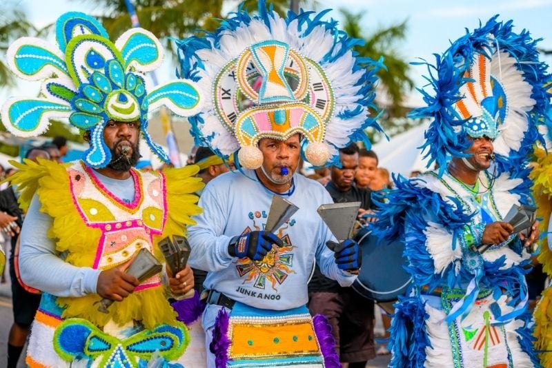 annual junkanoo festival in The Bahamas
