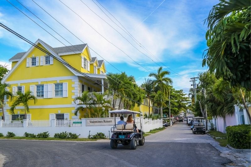 golf cart rentals in the Bahamas
