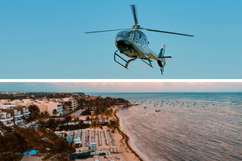 helicopter tours in Playa del Carmen