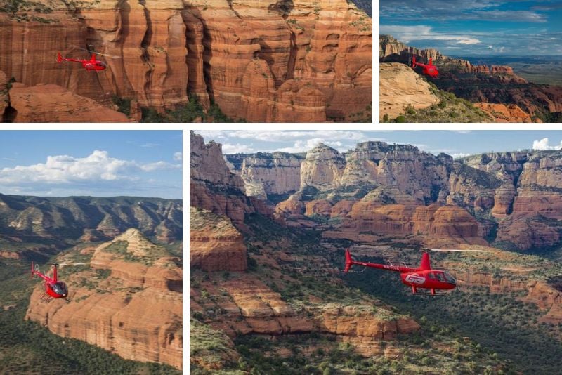 helicopter tours in Sedona