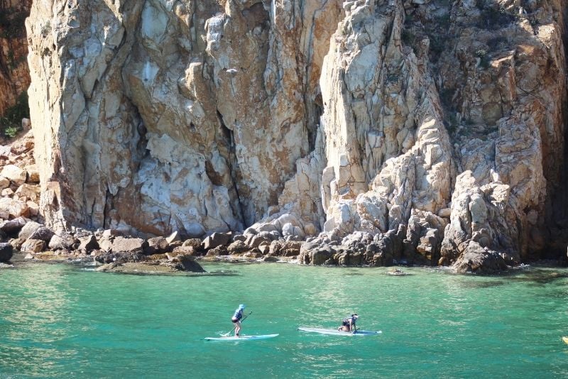 paddleboarding in Cabo San Lucas