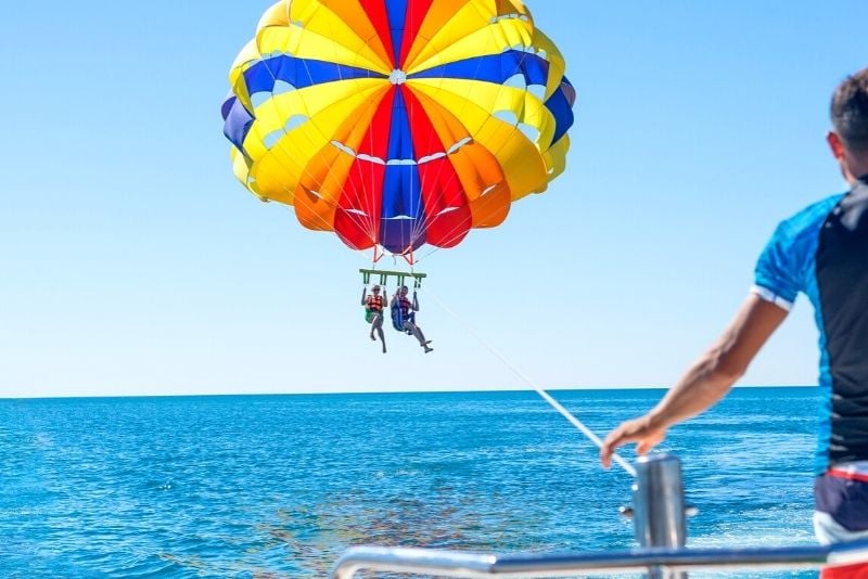 parasailing in Puerto Vallarta