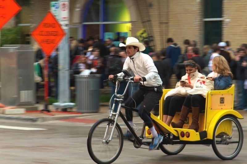 pedicab tour in Austin