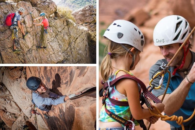 rock climbing in Moab