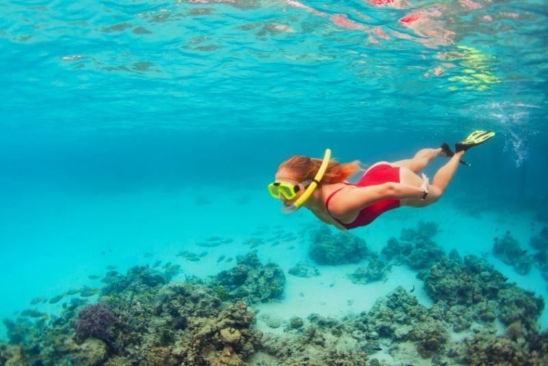 snorkel in San Juan