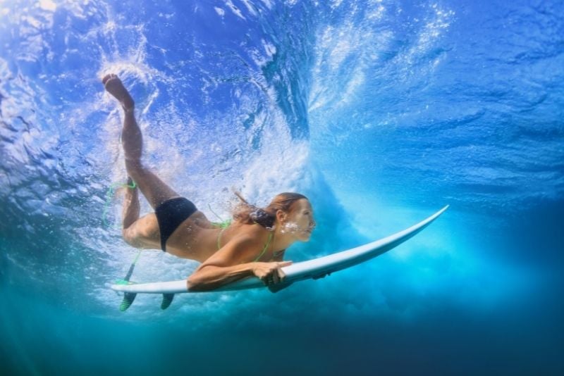 surfing in Tulum