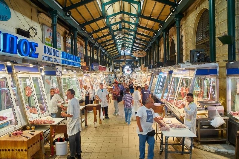 Mercado Municipal Central de Atenas, Grecia
