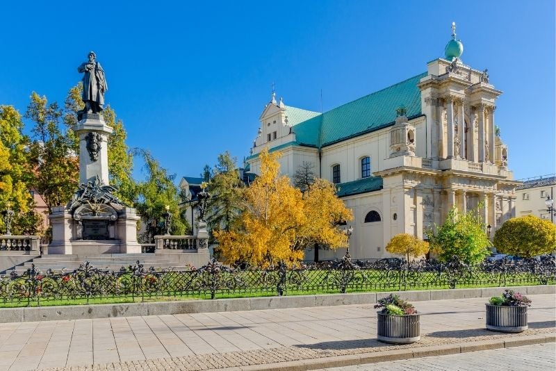 Krakowskie Przedmieście in Warschau