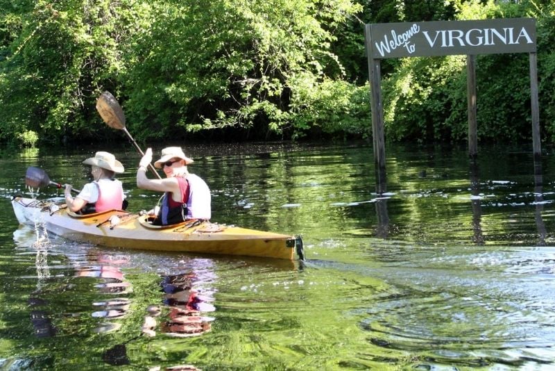 Lafayette River, kayaking in Norfolk Virginia