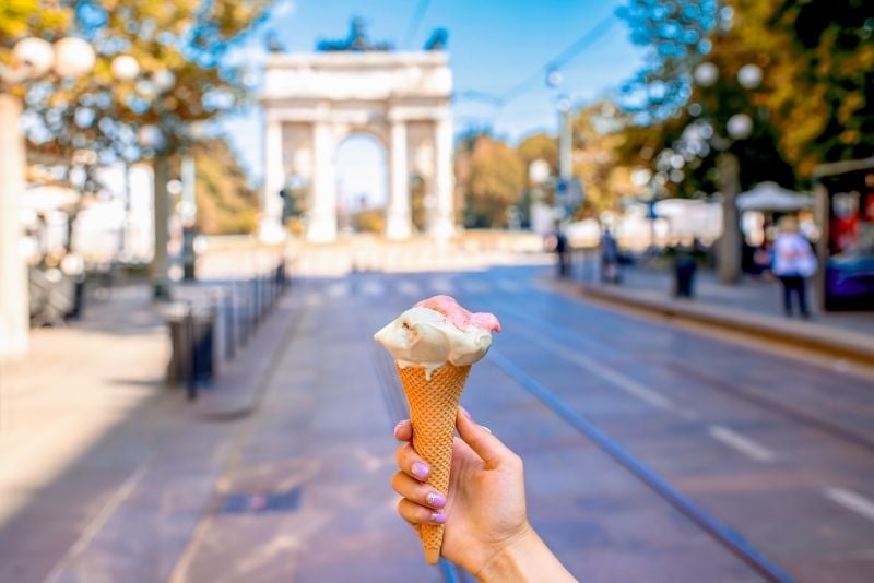 mejor helado, Milán
