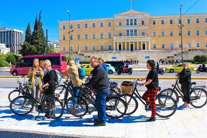 tours à vélo à Athènes