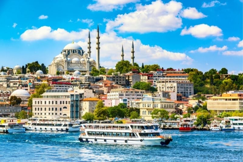 boat tour on the Bosphorus