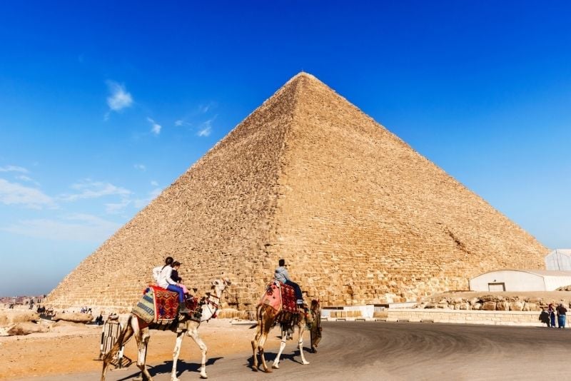 balade à dos de chameau au Caire