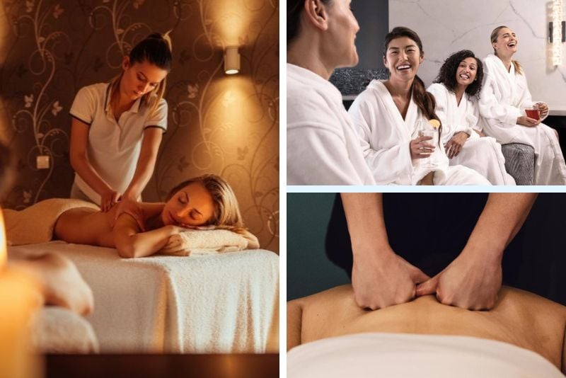 Pamper yourselves at a couples spa