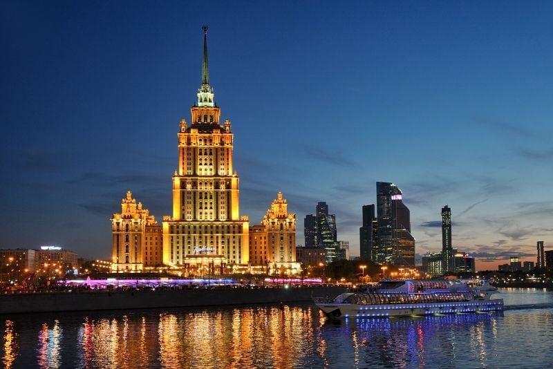 dinner cruises in Moscow