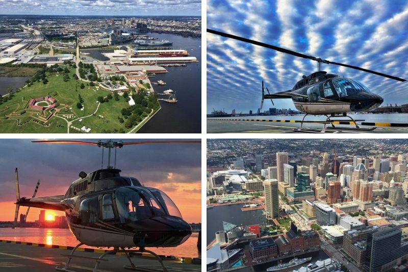 helicopter tours in Baltimore