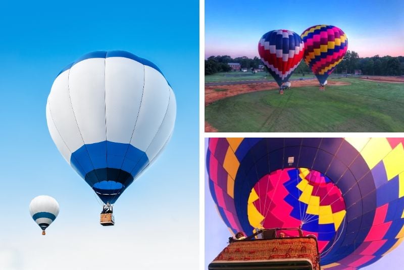 hot air balloon rides near Baltimore