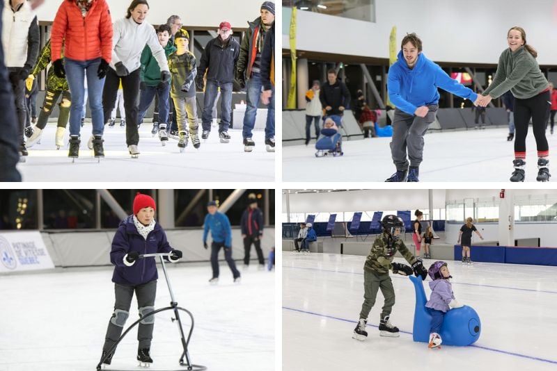 ice skating in Quebec City