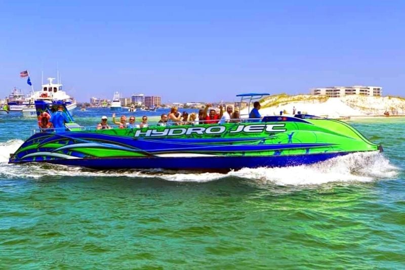 jet boat tour in Destin