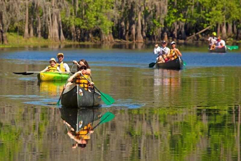 kayak tour in Shingle Creek Regional Park in Kissimmee, Florida