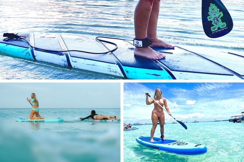 paddleboarding in Destin