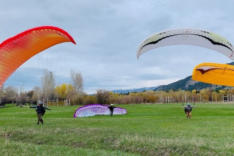 paragliding in Jackson Hole
