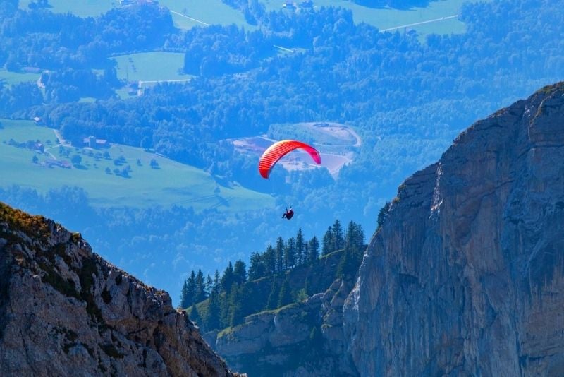 Gleitschirmfliegen in Zürich