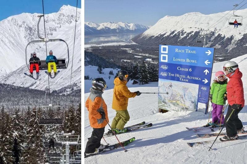 ski slopes in Anchorage