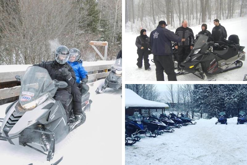 snowmobile near Quebec City