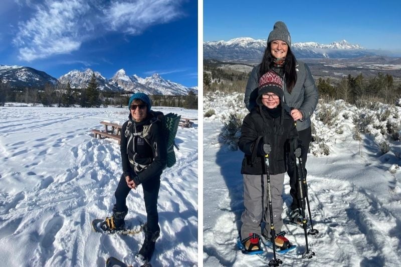 snowshoeing in Jackson Hole