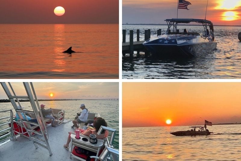 sunset cruises in Destin