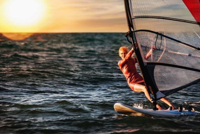 Windsurfen in Stockholm