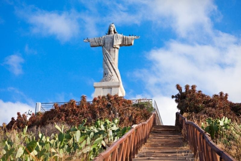 Christus-König-Statue in Garajau, Madeira
