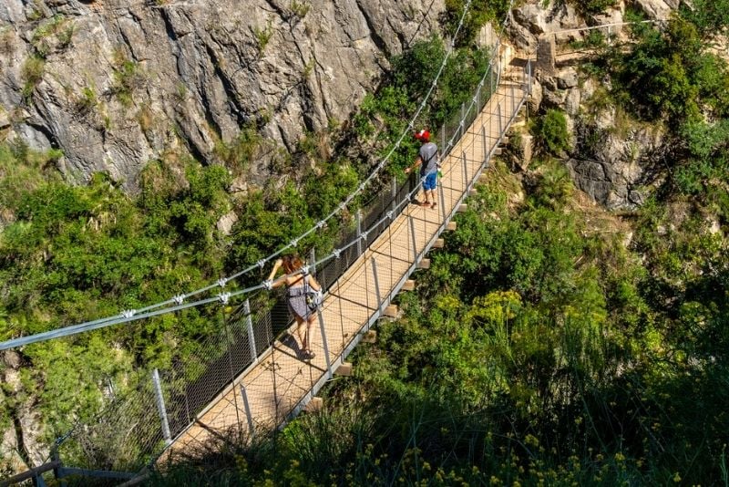 Chulilla suspension bridges, Valencia